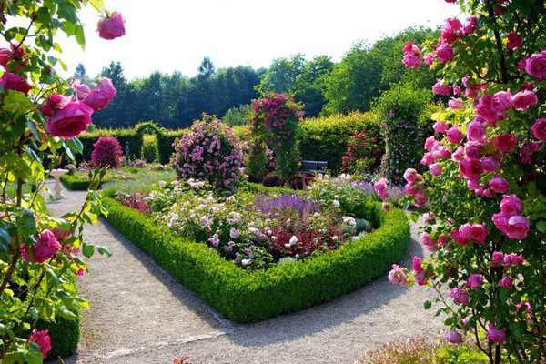 Diseños de jardines de flores