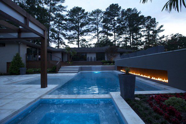 Ideas para el patio trasero con piscina