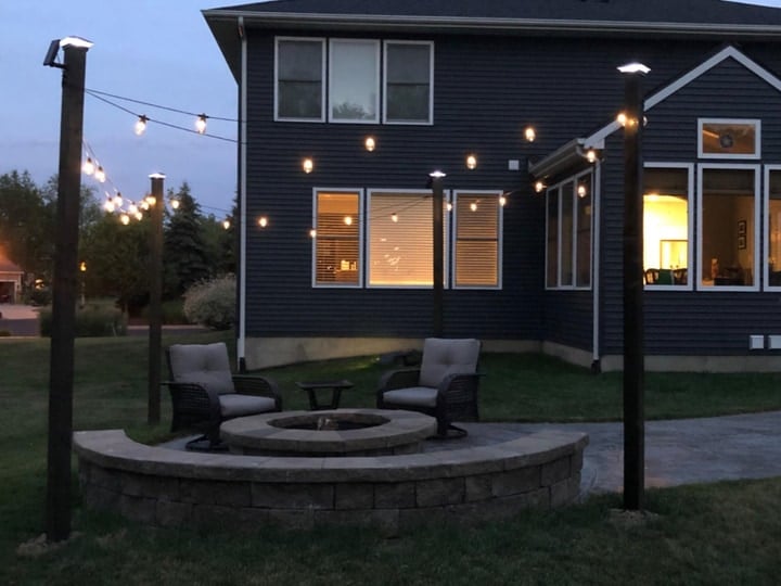 luces de jardín para el patio trasero