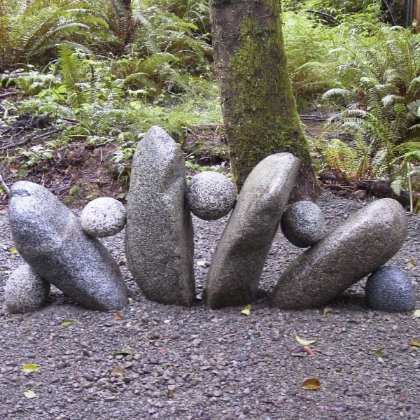 piedras de jardín de rocas
